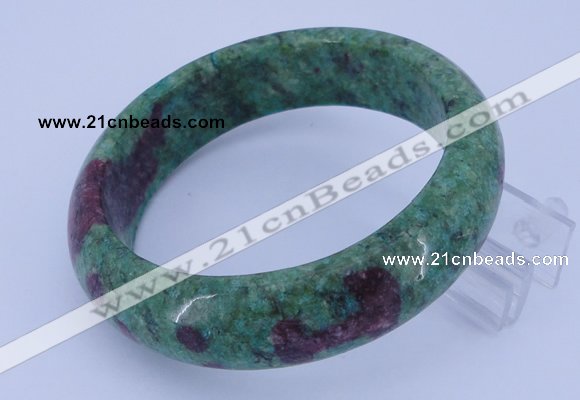 CGB470 Inner diameter 60mm fashion dyed ruby zoisite gemstone bangle