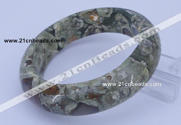 CGB476 Inner diameter 58mm fashion rhyolite gemstone bangle