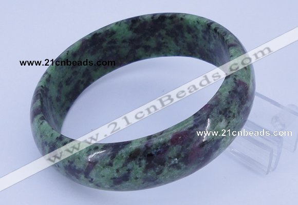 CGB481 Inner diameter 62mm fashion natural ruby zoisite gemstone bangle