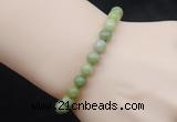 CGB5008 6mm, 8mm round China jade beads stretchy bracelets