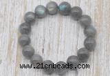 CGB5316 10mm, 12mm round labradorite beads stretchy bracelets