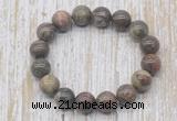 CGB5350 10mm, 12mm round ocean agate beads stretchy bracelets
