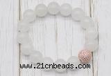 CGB5684 10mm, 12mm candy jade beads with zircon ball charm bracelets