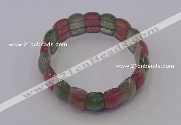CGB666 7.5 inches 12*20mm mixed strawberry quartz bracelet