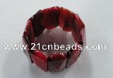 CGB708 8 inches 21*55mm agate gemstone bracelet wholesale