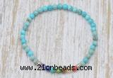 CGB7083 7 chakra 4mm sea sediment jasper beaded meditation yoga bracelets