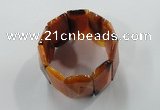 CGB709 8 inches 21*55mm agate gemstone bracelet wholesale