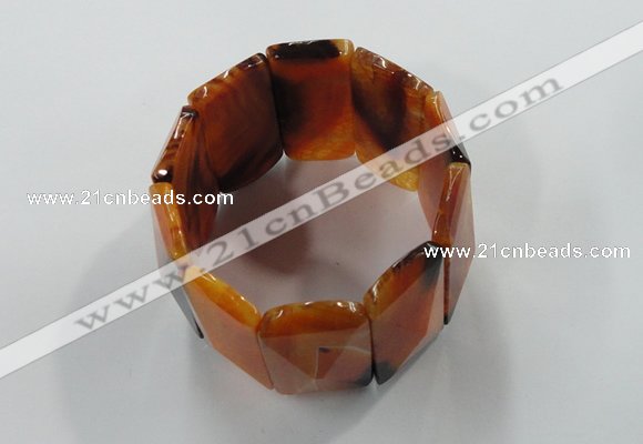 CGB709 8 inches 21*55mm agate gemstone bracelet wholesale