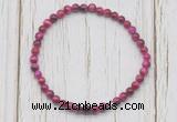 CGB7205 4mm tiny red tiger eye beaded meditation yoga bracelets