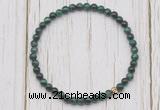 CGB7209 4mm tiny green tiger eye beaded meditation yoga bracelets