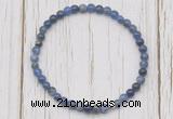 CGB7212 4mm tiny sodalite beaded meditation yoga bracelets