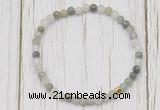 CGB7297 4mm tiny seaweed quartz beaded meditation yoga bracelets