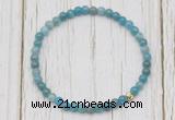 CGB7309 4mm tiny apatite beaded meditation yoga bracelets