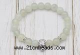 CGB7378 8mm New jade bracelet with tiger head for men or women