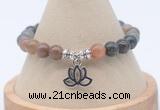 CGB7764 8mm fancy jasper bead with luckly charm bracelets