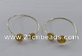 CGB833 13*15mm - 15*20mm freeform druzy agate gemstone bangles