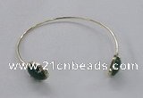 CGB862 10*14mm oval agate gemstone bangles wholesale