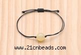 CGB9915 Fashion 12mm honey jade adjustable bracelet jewelry