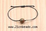 CGB9925 Fashion 12mm picasso jasper adjustable bracelet jewelry