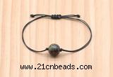 CGB9934 Fashion 12mm dragon blood jasper adjustable bracelet jewelry