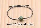 CGB9941 Fashion 12mm African turquoise adjustable bracelet jewelry