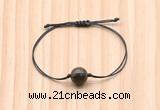 CGB9944 Fashion 12mm bronzite gemstone adjustable bracelet jewelry