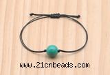 CGB9961 Fashion 12mm grass agate adjustable bracelet jewelry