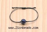 CGB9978 Fashion 12mm sodalite gemstone adjustable bracelet jewelry