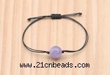 CGB9995 Fashion 12mm lavender amethyst adjustable bracelet jewelry