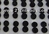 CGC102 12mm flat round druzy quartz cabochons wholesale