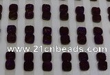 CGC212 10*10mm square druzy quartz cabochons wholesale