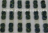 CGC218 10*10mm square druzy quartz cabochons wholesale