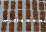 CGC224 12*12mm square druzy quartz cabochons wholesale