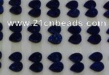 CGC230 10*14mm flat teardrop druzy quartz cabochons wholesale