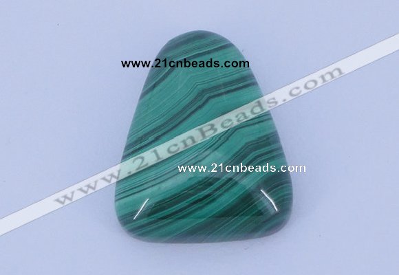 CGC40 20*25mm trapezoid natural malachite gemstone cabochons