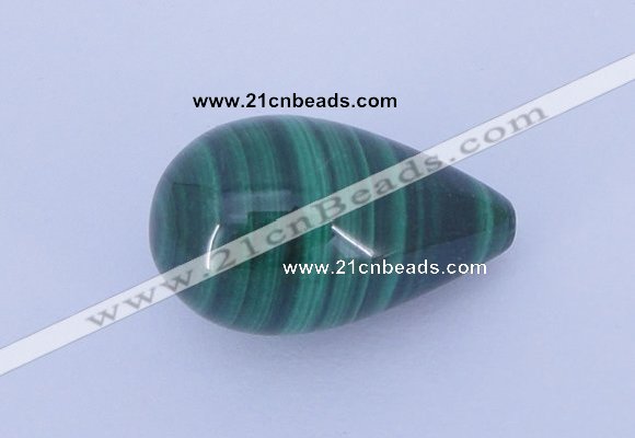CGC45 13*22mm teardrop natural malachite gemstone cabochons