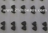 CGC64 8*8mm triangle druzy quartz cabochons wholesale