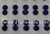 CGC91 10mm flat round druzy quartz cabochons wholesale