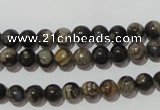 CGE101 15.5 inches 6mm round glaucophane gemstone beads