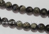 CGE102 15.5 inches 8mm round glaucophane gemstone beads