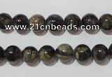 CGE103 15.5 inches 10mm round glaucophane gemstone beads