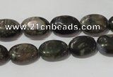 CGE131 15.5 inches 10*14mm oval glaucophane gemstone beads