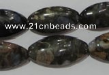 CGE148 15.5 inches 15*30mm marquise glaucophane gemstone beads