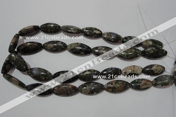 CGE148 15.5 inches 15*30mm marquise glaucophane gemstone beads