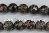 CGG04 15.5 inches 12mm faceted round ghost gemstone beads wholesale