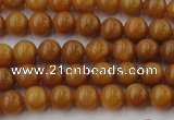 CGJ301 15.5 inches 6mm round goldstone jade beads wholesale