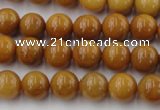 CGJ302 15.5 inches 8mm round goldstone jade beads wholesale