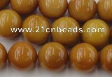 CGJ304 15.5 inches 12mm round goldstone jade beads wholesale