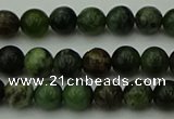 CGJ400 15.5 inches 4mm round green jade beads wholesale