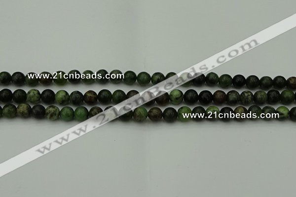 CGJ400 15.5 inches 4mm round green jade beads wholesale